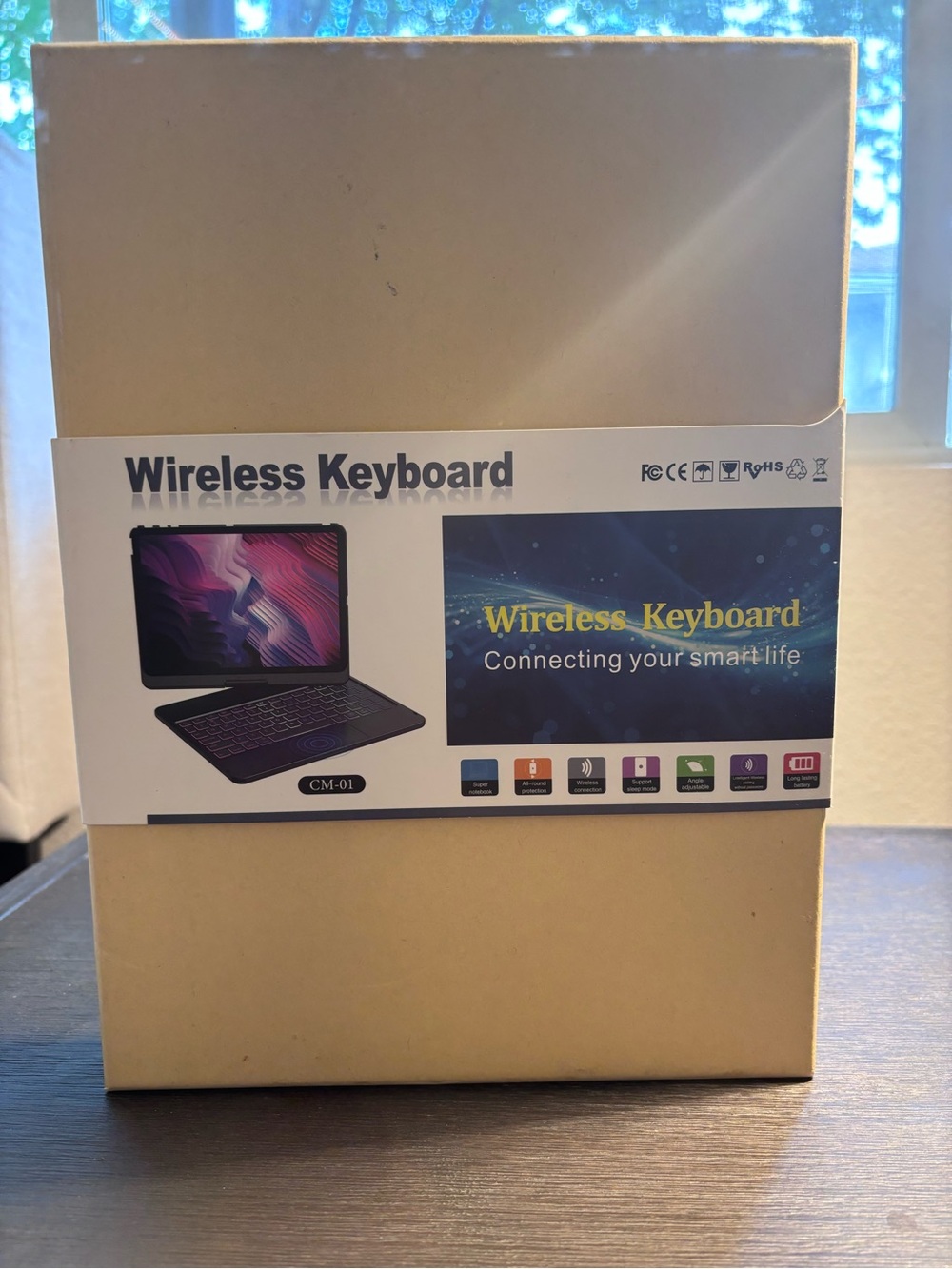 NEW CC Store Wireless Touchpad Keyboard Case for iPad Black Bluetooth Slim CM-01